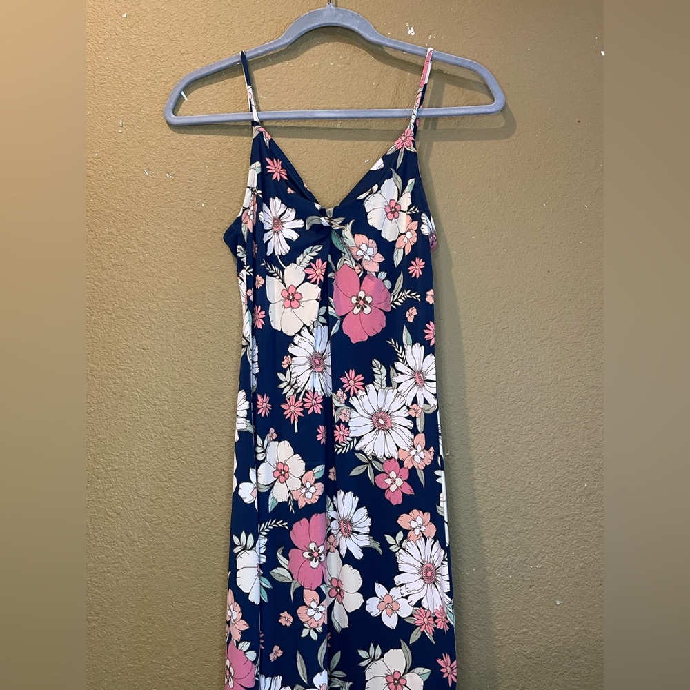 Ambiance Navy Floral Mini Dress